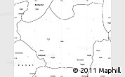 Blank Simple Map of Nouna