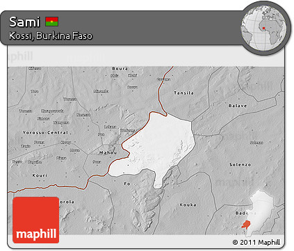 Gray 3D Map of Sami