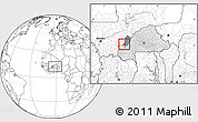 Blank Location Map of Sami, highlighted country, highlighted parent region, within the entire country