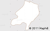 Classic Style Simple Map of Sami, cropped outside