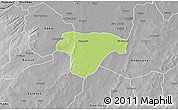 Physical 3D Map of Sanaba, desaturated