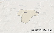 Shaded Relief 3D Map of Sanaba, lighten