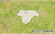 Shaded Relief 3D Map of Sanaba, satellite outside