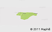 Physical Panoramic Map of Sanaba, cropped outside
