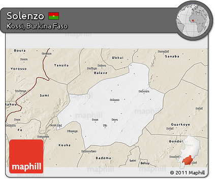 Classic Style 3D Map of Solenzo