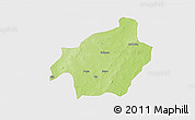 Physical 3D Map of Solenzo, single color outside