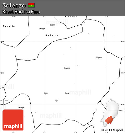 Blank Simple Map of Solenzo