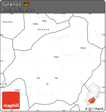Blank Simple Map of Solenzo