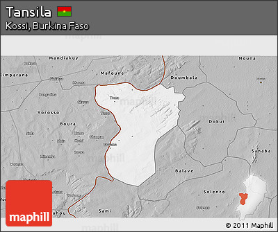 Gray 3D Map of Tansila