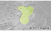 Physical 3D Map of Tansila, desaturated