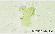 Physical 3D Map of Tansila, lighten