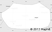Silver Style Simple Map of Yargo