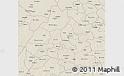 Shaded Relief 3D Map of Mou Houn