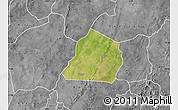 Satellite Map of Ouarkoye, desaturated