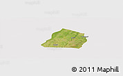 Satellite Panoramic Map of Ouarkoye, cropped outside