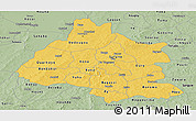 Savanna Style Panoramic Map of Mou Houn