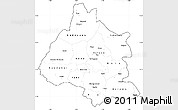 Blank Simple Map of Mou Houn, cropped outside