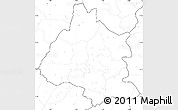 Blank Simple Map of Mou Houn, no labels