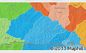 Political Shades 3D Map of Nahouri