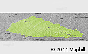 Physical Panoramic Map of Nahouri, desaturated