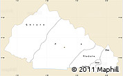Classic Style Simple Map of Nahouri, single color outside