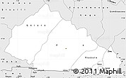 Silver Style Simple Map of Nahouri