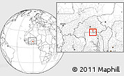 Blank Location Map of Zecco, within the entire country