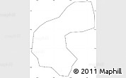 Blank Simple Map of Zecco, cropped outside, no labels