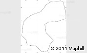 Blank Simple Map of Zecco, cropped outside