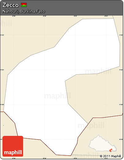 Classic Style Simple Map of Zecco