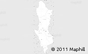 Silver Style Simple Map of Namentenga