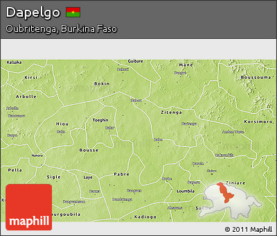 Physical 3D Map of Dapelgo