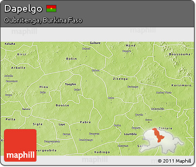 Physical 3D Map of Dapelgo