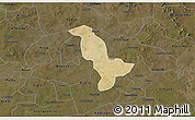 Satellite 3D Map of Dapelgo, darken