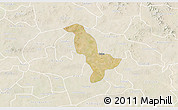 Satellite 3D Map of Dapelgo, lighten