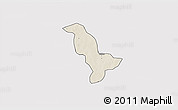 Shaded Relief 3D Map of Dapelgo, cropped outside