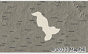 Shaded Relief 3D Map of Dapelgo, darken