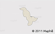 Shaded Relief 3D Map of Dapelgo, single color outside