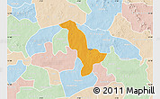 Political Map of Dapelgo, lighten