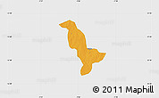 Political Map of Dapelgo, single color outside