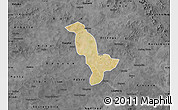 Satellite Map of Dapelgo, darken, desaturated