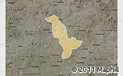 Satellite Map of Dapelgo, darken, semi-desaturated