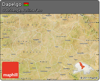 Satellite Map of Dapelgo