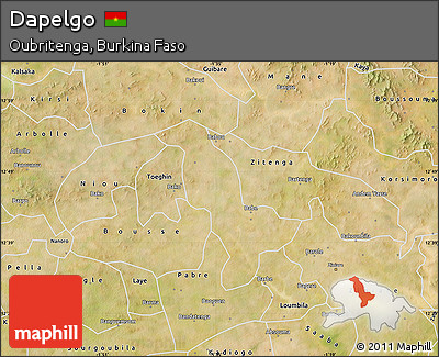 Satellite Map of Dapelgo