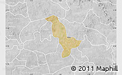Satellite Map of Dapelgo, lighten, desaturated