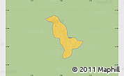 Savanna Style Map of Dapelgo, single color outside
