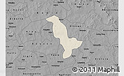Shaded Relief Map of Dapelgo, darken, desaturated