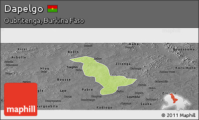 Physical Panoramic Map of Dapelgo, darken, desaturated