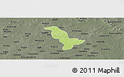 Physical Panoramic Map of Dapelgo, darken, semi-desaturated