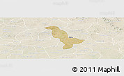 Satellite Panoramic Map of Dapelgo, lighten